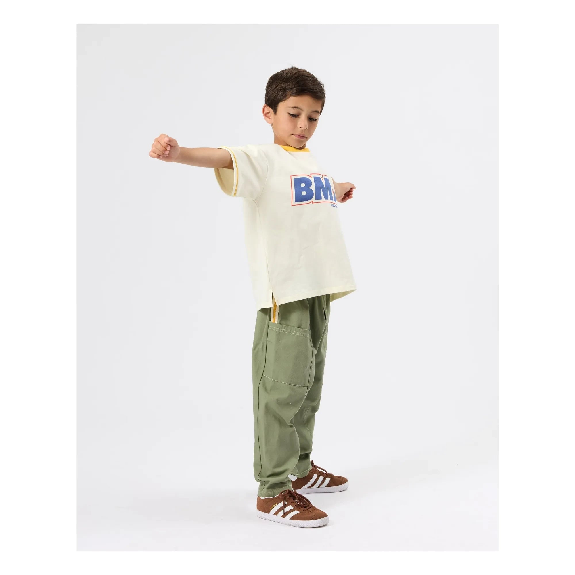 Goldie + Ace – Oversize BMX T-Shirt | Creme