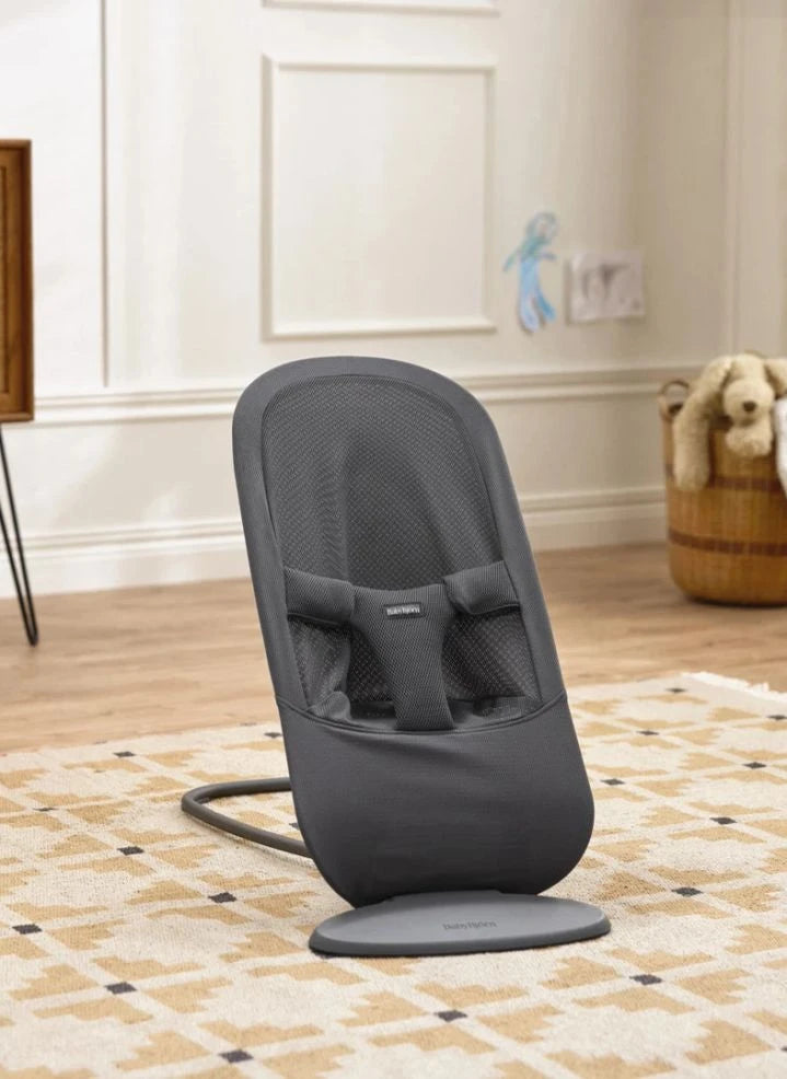 BabyBjörn - Begin Deck Chair - Nefes Alabilir Mesh Kumaş, Koyu Gri | Koyu gri