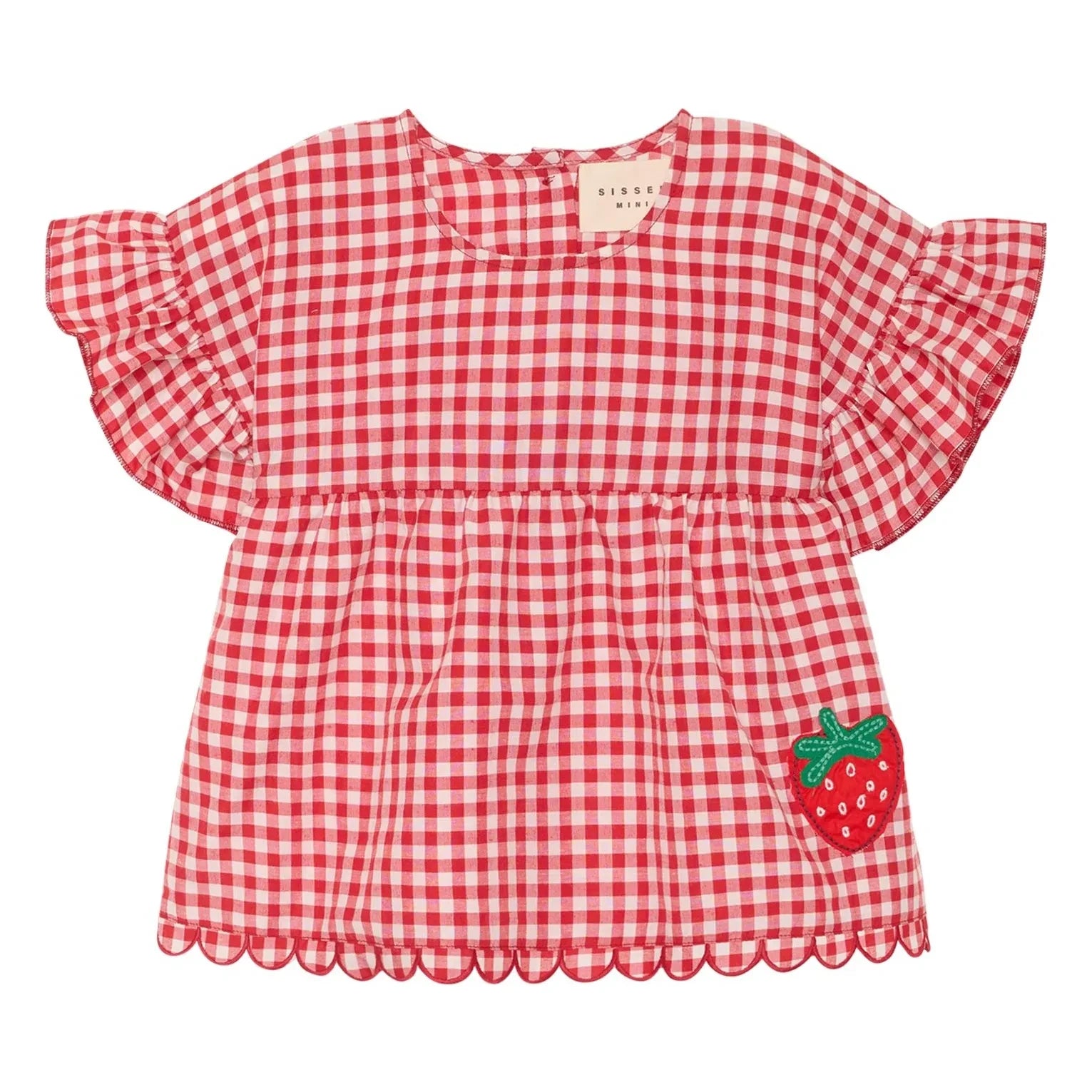 SISSEL EDELBO - Charlène Vichy Bluse - Kinderkollektion | Rot