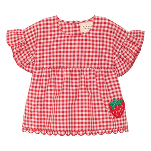 SISSEL EDELBO - Charlène Vichy Bluse - Kinderkollektion | Rot
