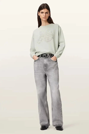 AllSaints kadın pamuklu sweatshirt INSIGNIA