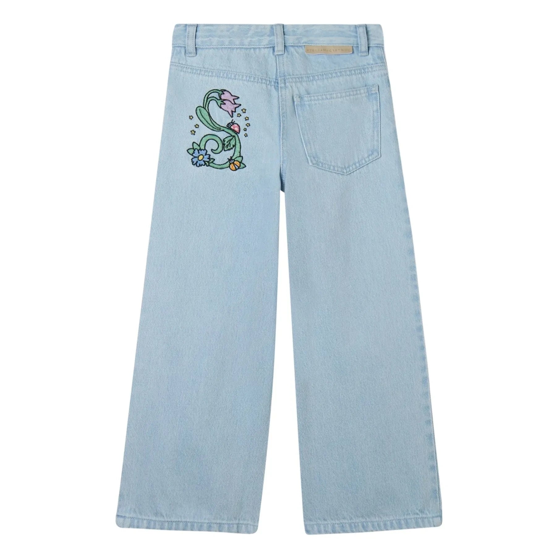 Stella McCartney Kids - Bio-Baumwoll Flare Jeans | Hellblau