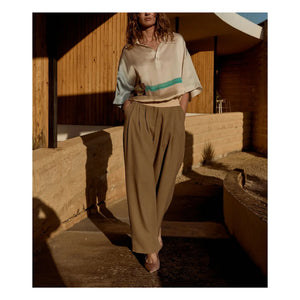 Mes Demoiselles - Malden Seidenbluse | Blau