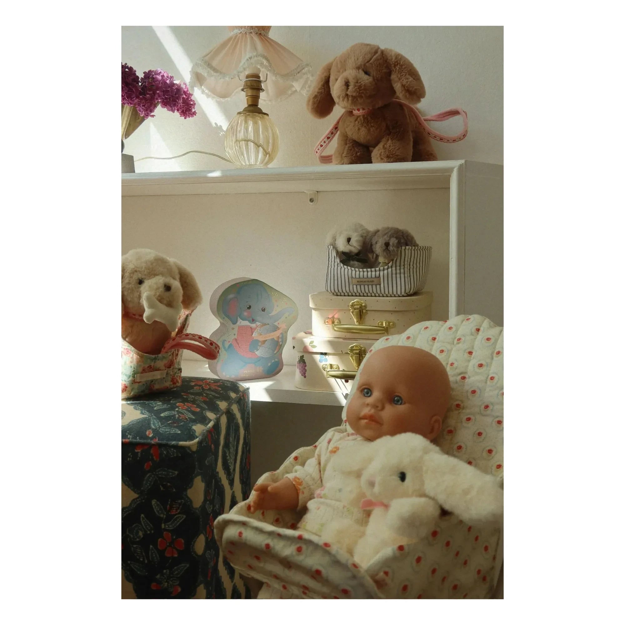 Konges Sløjd - Babypuppe & Schmusetuch | Ecru