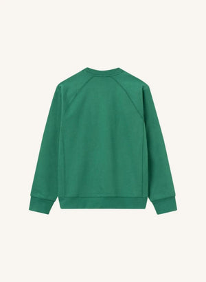 Wood Wood - Hester Organic Baumwoll-Sweatshirt | Dunkelgrün