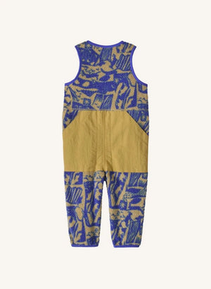 Patagonia - Shearling-Overall aus recyceltem Fleece | Blau