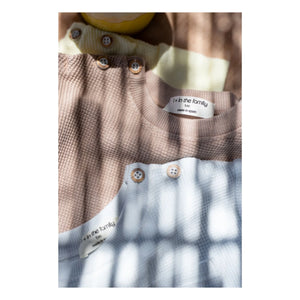 1+ in the family - Delion Waffle T-Shirt | Hellblau