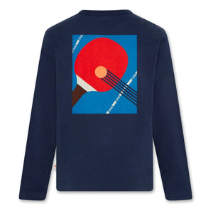 AO76 - Ben Ping Pong Bio-Baumwoll-T-Shirt | Marineblau