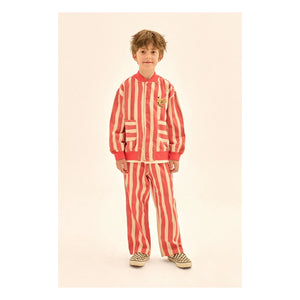 Jelly Mallow - Gestreifte Hose | Rot