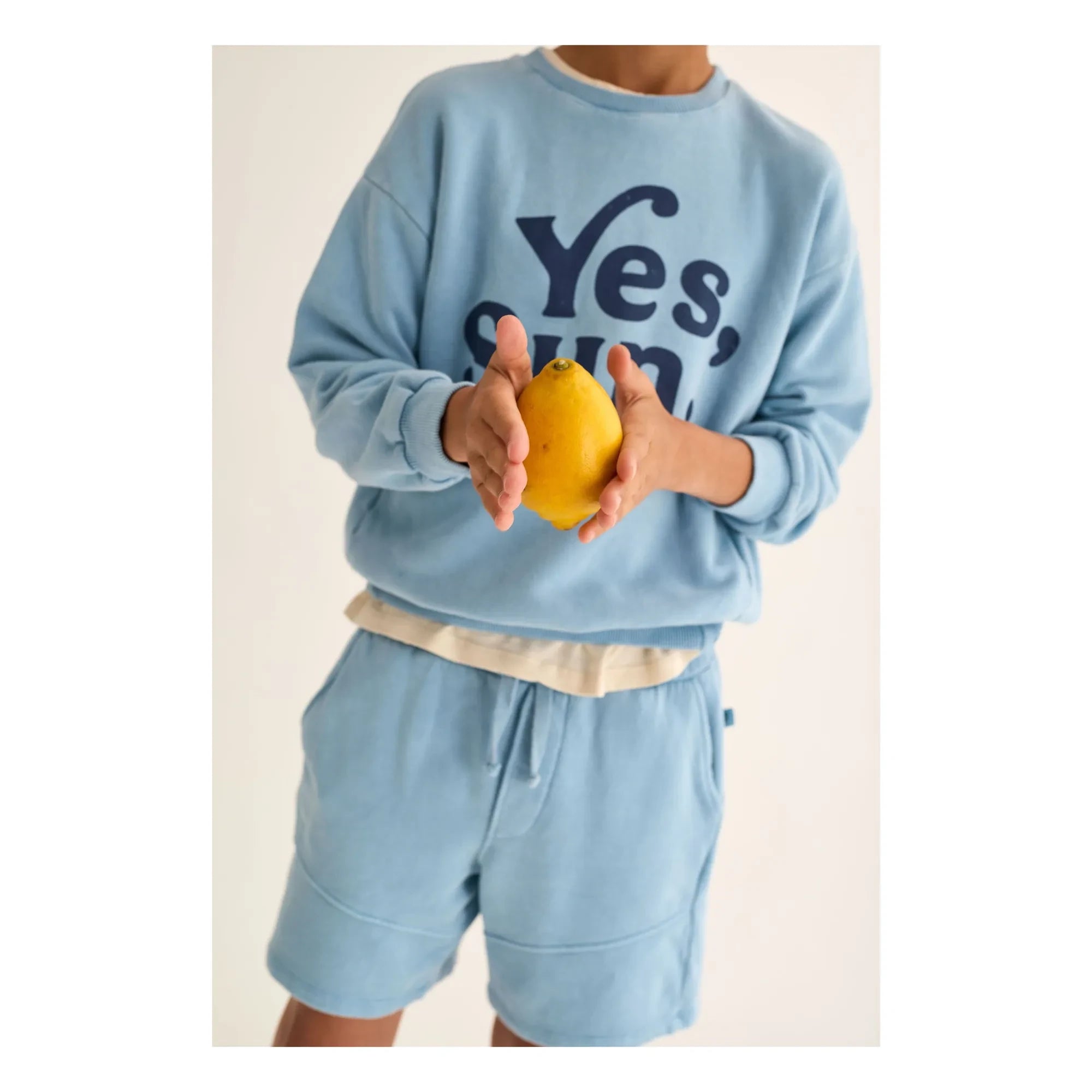 Cozmo - Sweat Atlas Yes Sun | Hellblau