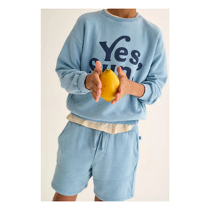 Cozmo - Sweat Atlas Yes Sun | Hellblau