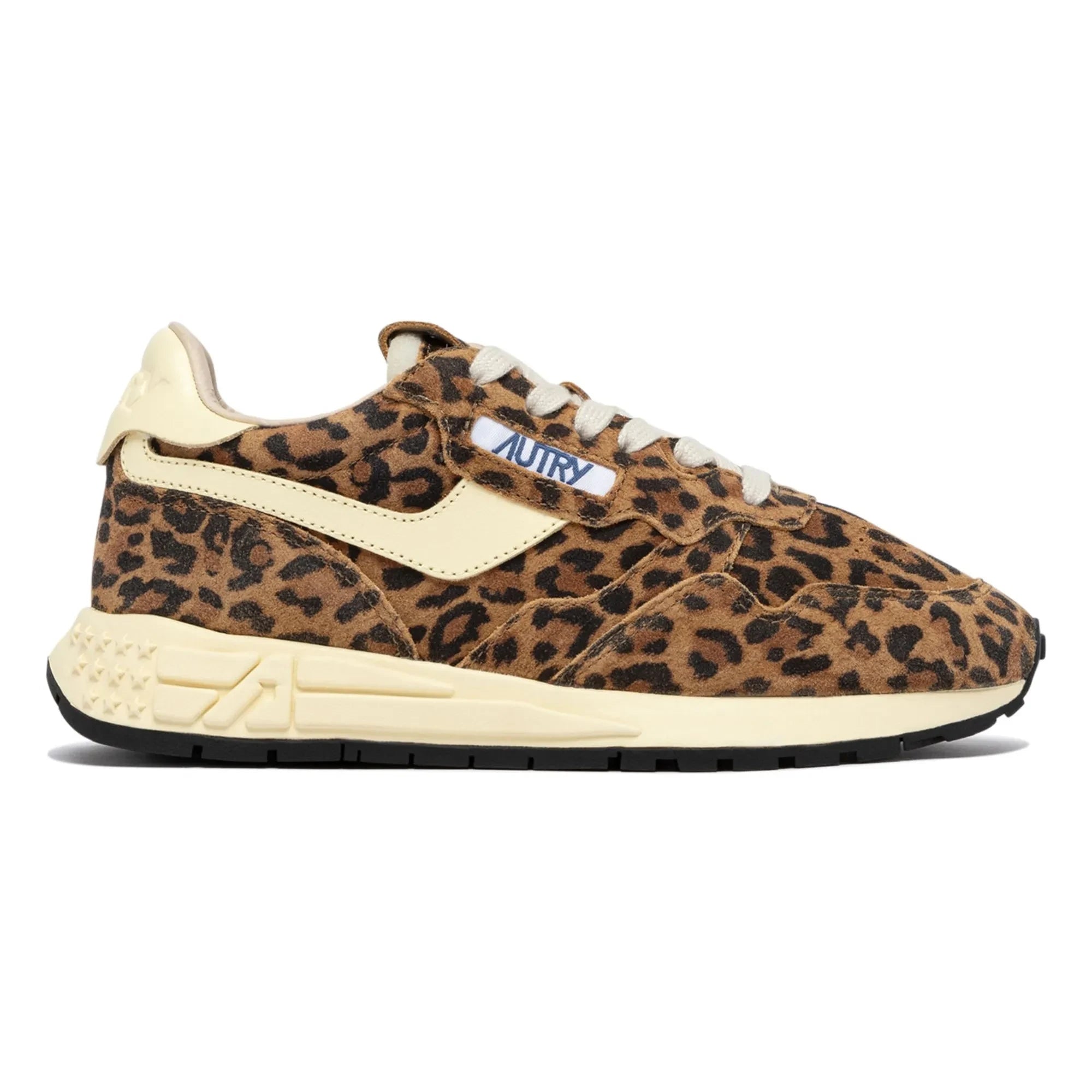 Autry - Reelwind Leopard Wildleder Sneakers | Braun