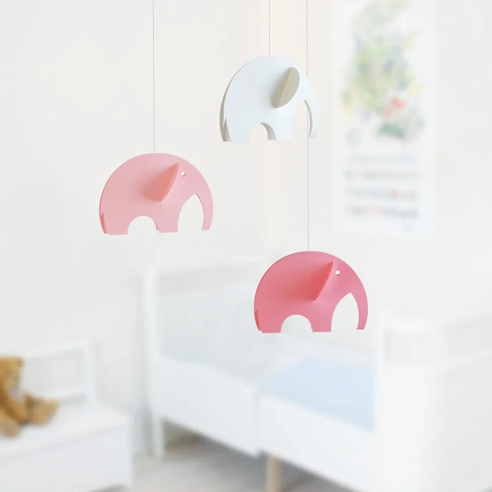 Flensted - Rosa Elefant Mobile