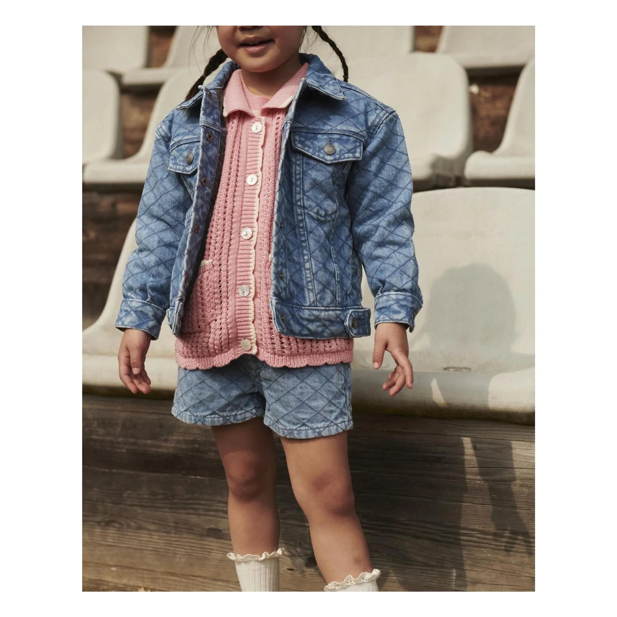 Copenhagen Colors - Jeans Steppjacke aus Bio-Baumwolle | Hellblau
