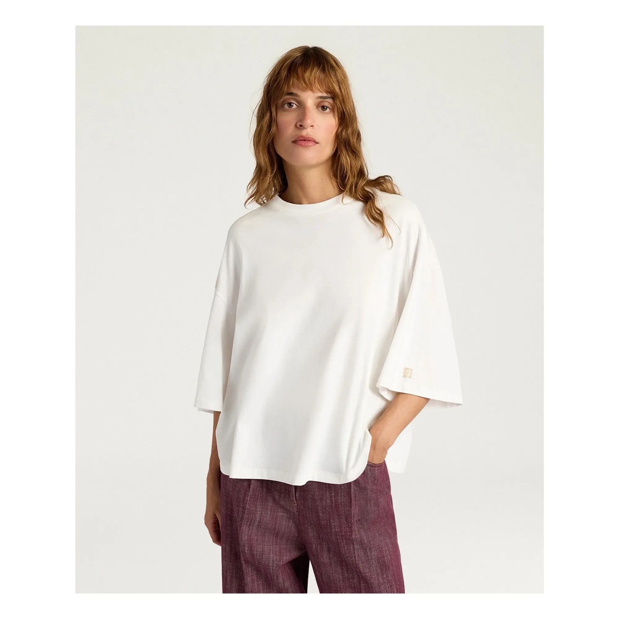 Momoni - Jornada Baumwoll-T-Shirt | Weiß