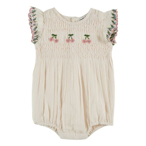Emile et Ida - Geraffter Overall | Creme