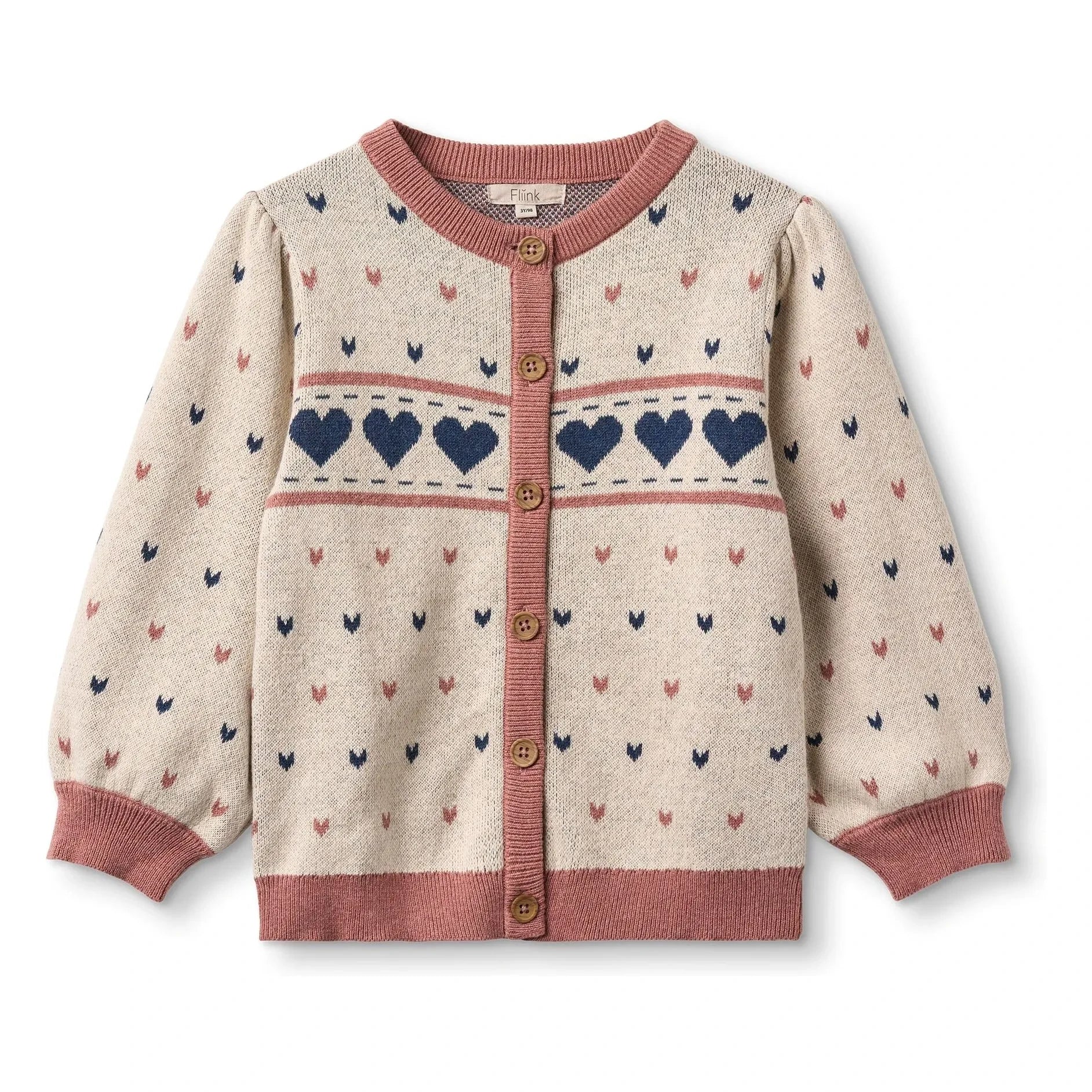 Fliink - Nova Bio-Baumwoll-Strickjacke | Ecru