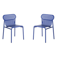 Petite friture - Weekend Stühle - 2er Set | Blau