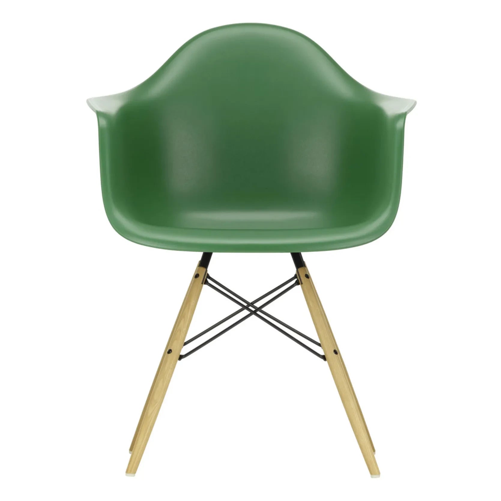 Vitra - DAW Stuhl - Ahornfüße - Charles & Ray Eames | Smaragdgrün
