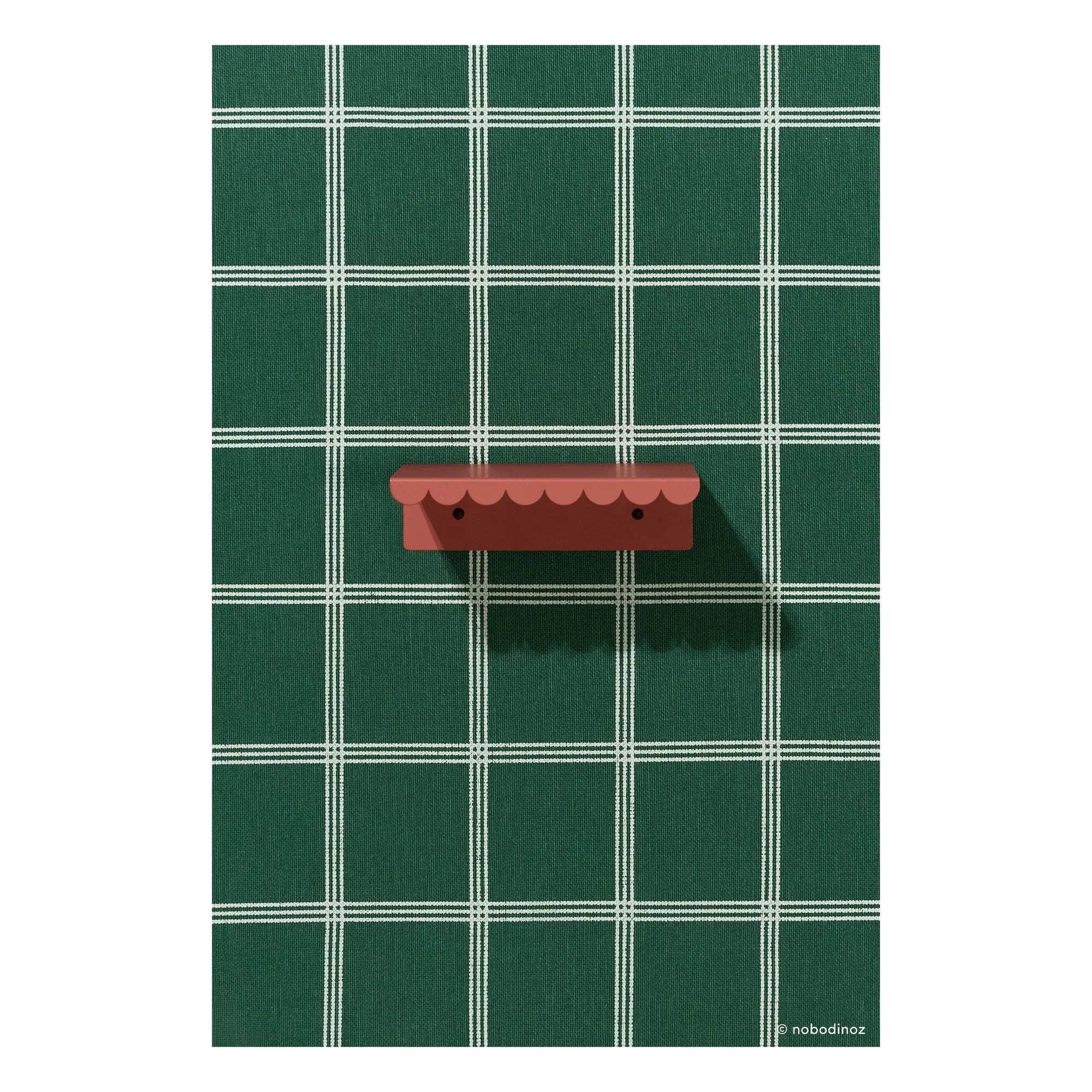 Nobodinoz - Wandregal Vibes 20x16 cm | Terracotta