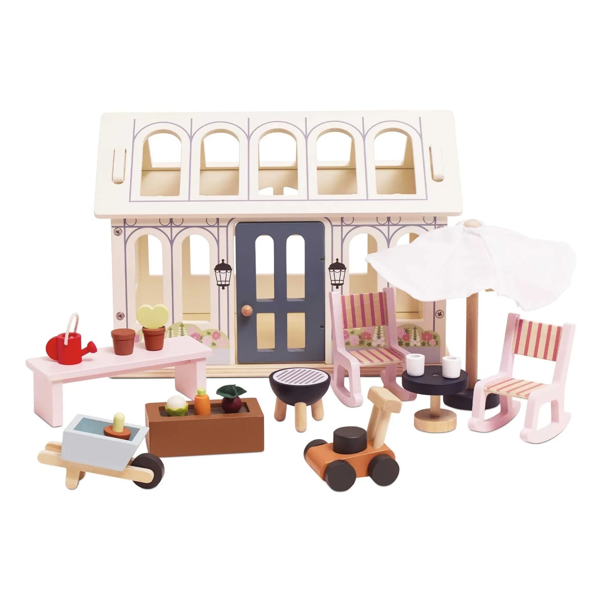 Le Toy Van - Veranda und Gemüsegarten für ein Puppenhaus