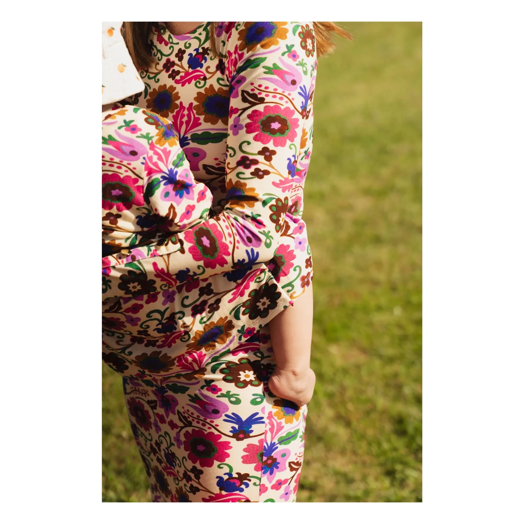 Paloma Kollektion - Thelma Mexico Flower Kleid - Damenbekleidung | Lila