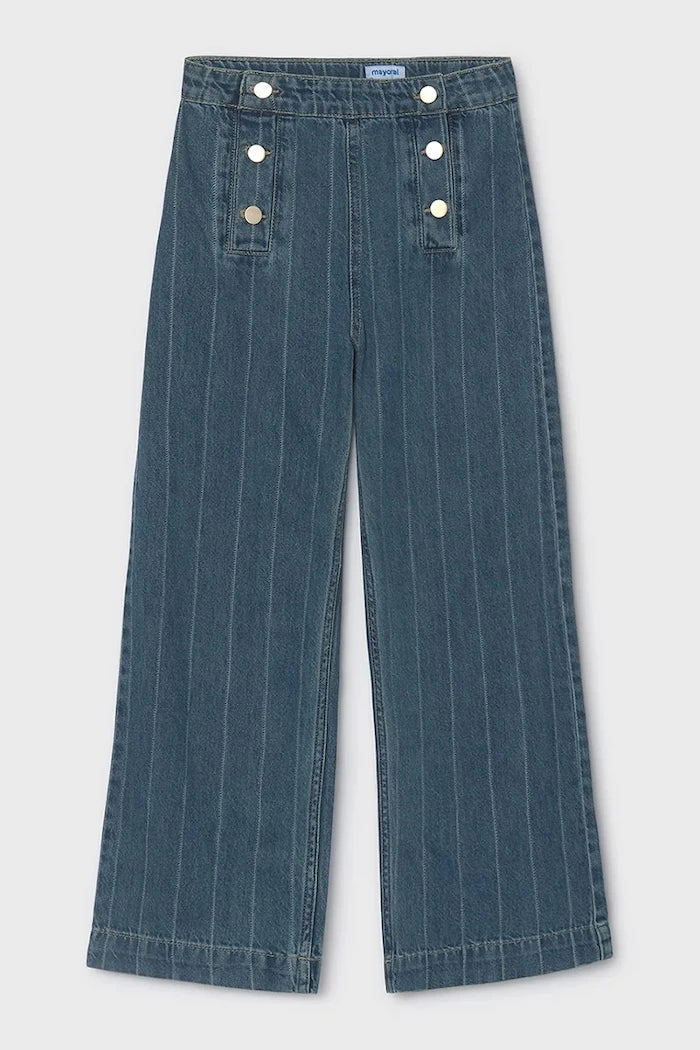 Mayoral çocuklar için wide leg jean pantolon