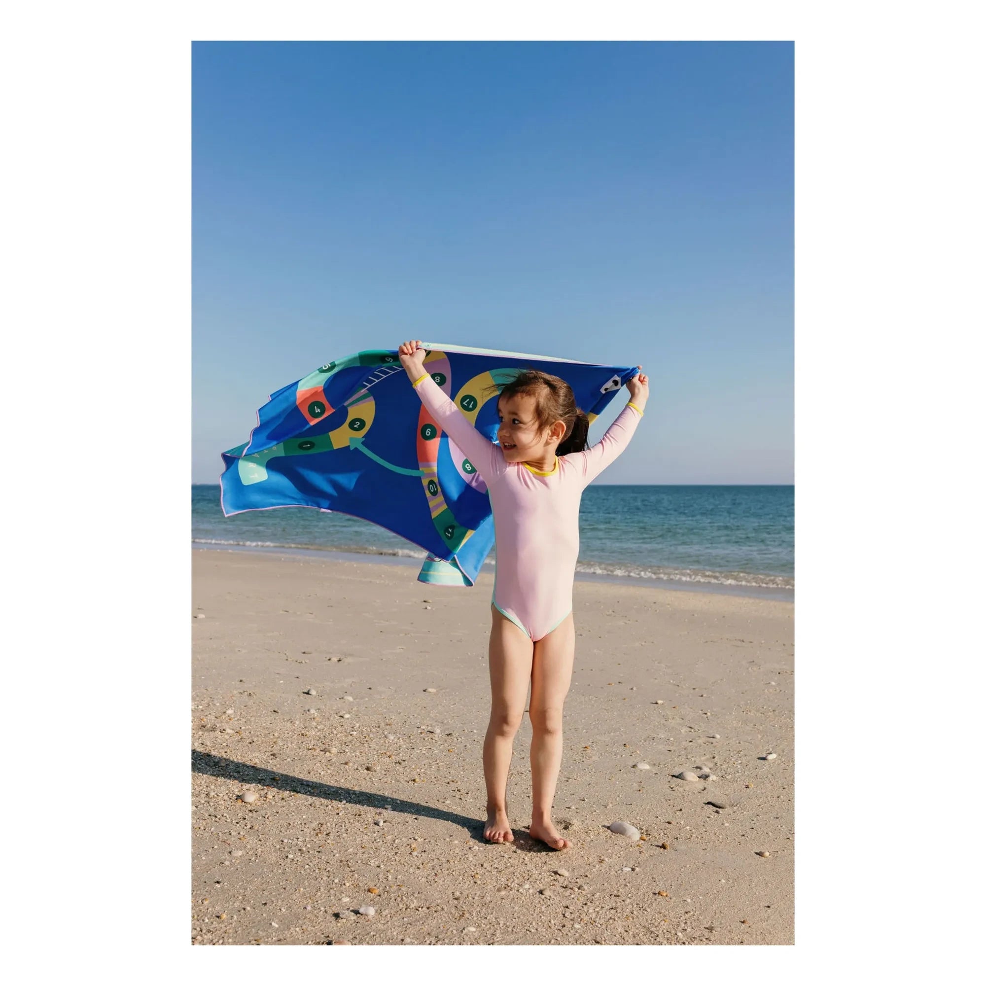 Quut - Leiter und Schlange Mikrofasertuch Strandtuch | Blau