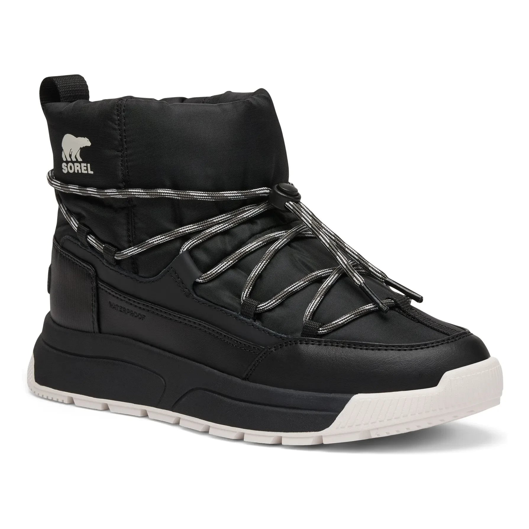 Sorel - Whitney III Slip-On wasserdichte Stiefel | Schwarz