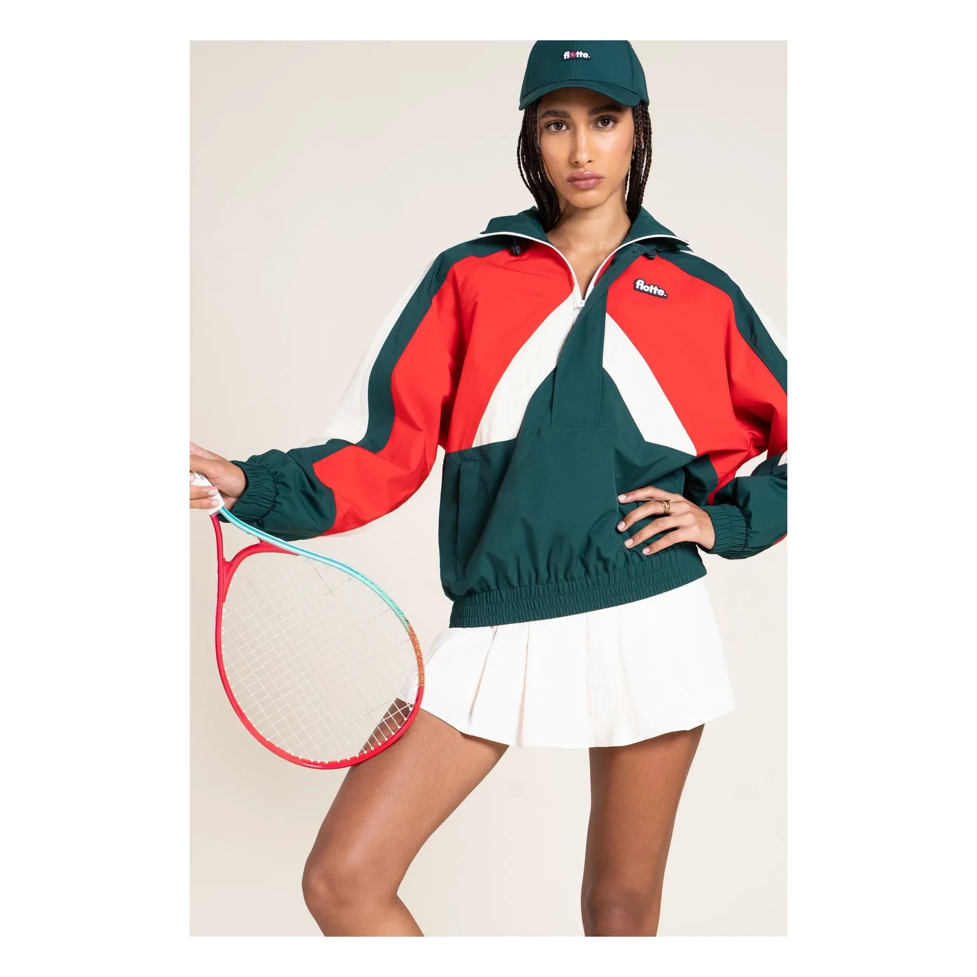 Flotte – Wasserdichte Jacke Abbesses | Rot