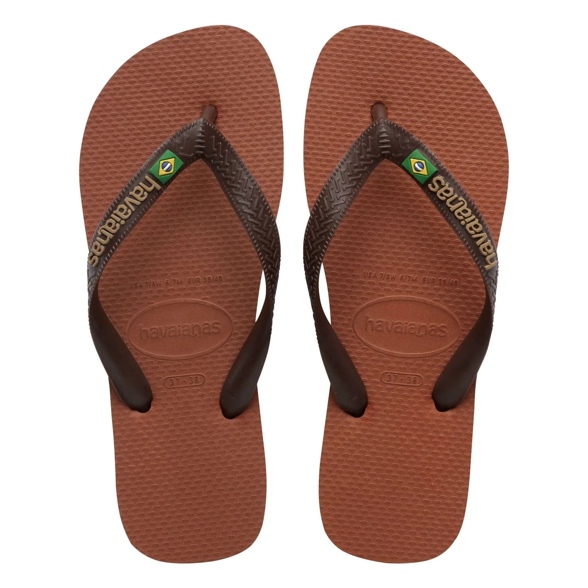 Havaianas - Brasil Logo Zehentrenner | Braun