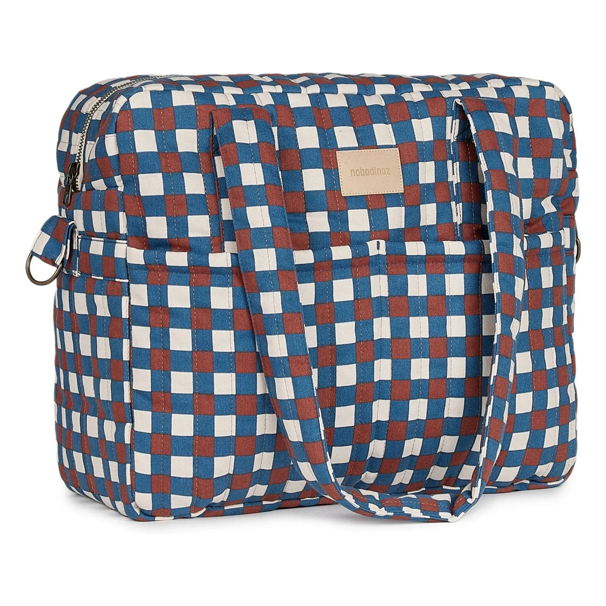 Nobodinoz - Hyde Park Mosaik Wickeltasche | Blau