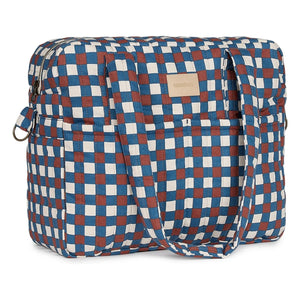 Nobodinoz - Hyde Park Mosaik Wickeltasche | Blau