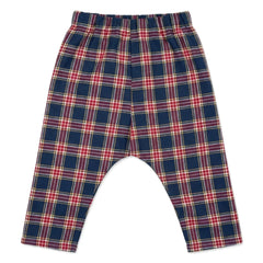 Louis Louise - Jungle Tartan Pantolon | Koyu Mavi