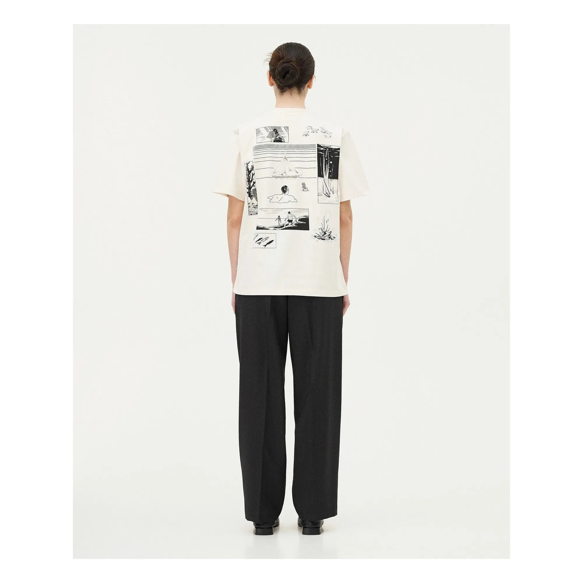Noyoco - York Merceron T-Shirt Bio-Baumwolle | Off-White