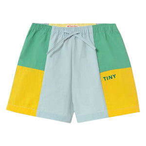 Tinycottons - Farbblock-Shorts | Blau
