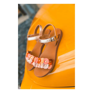 Pom d'Api - Plagette Multi Flo Sandalen | Kupferrot