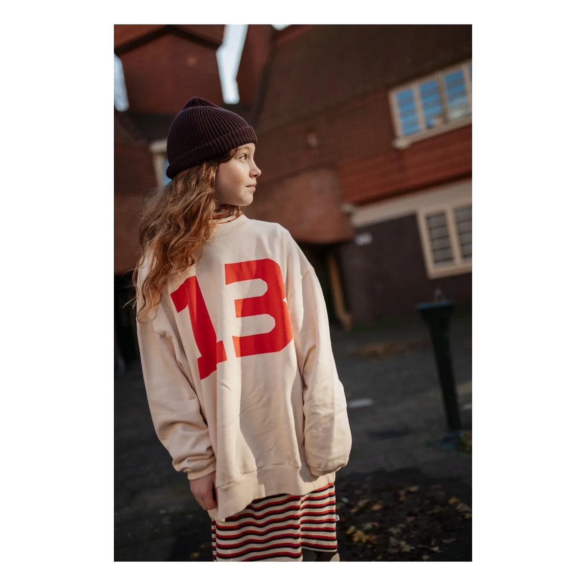Repose AMS - 13 Bio-Baumwoll-Sweatshirt | Ecru