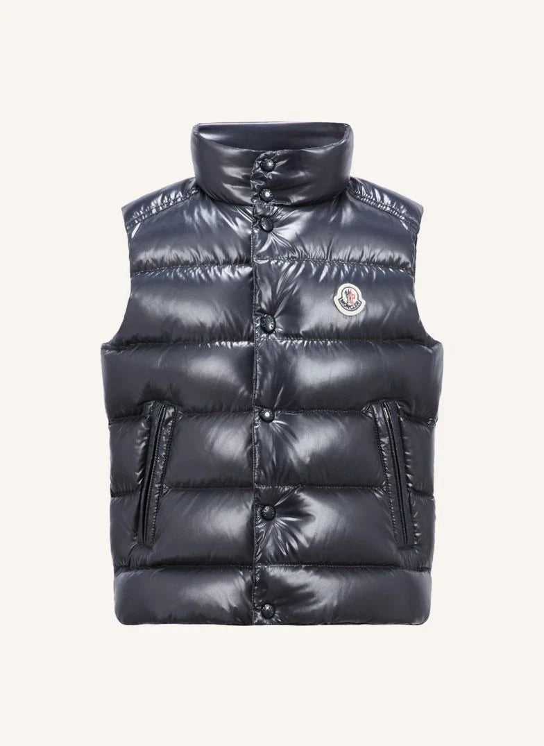 Moncler - Ärmellose Daunenweste Tib | Dunkelblau