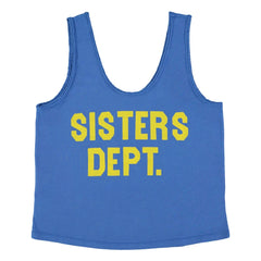 Sisters Department - Olivia Baumwoll-Top | Blau