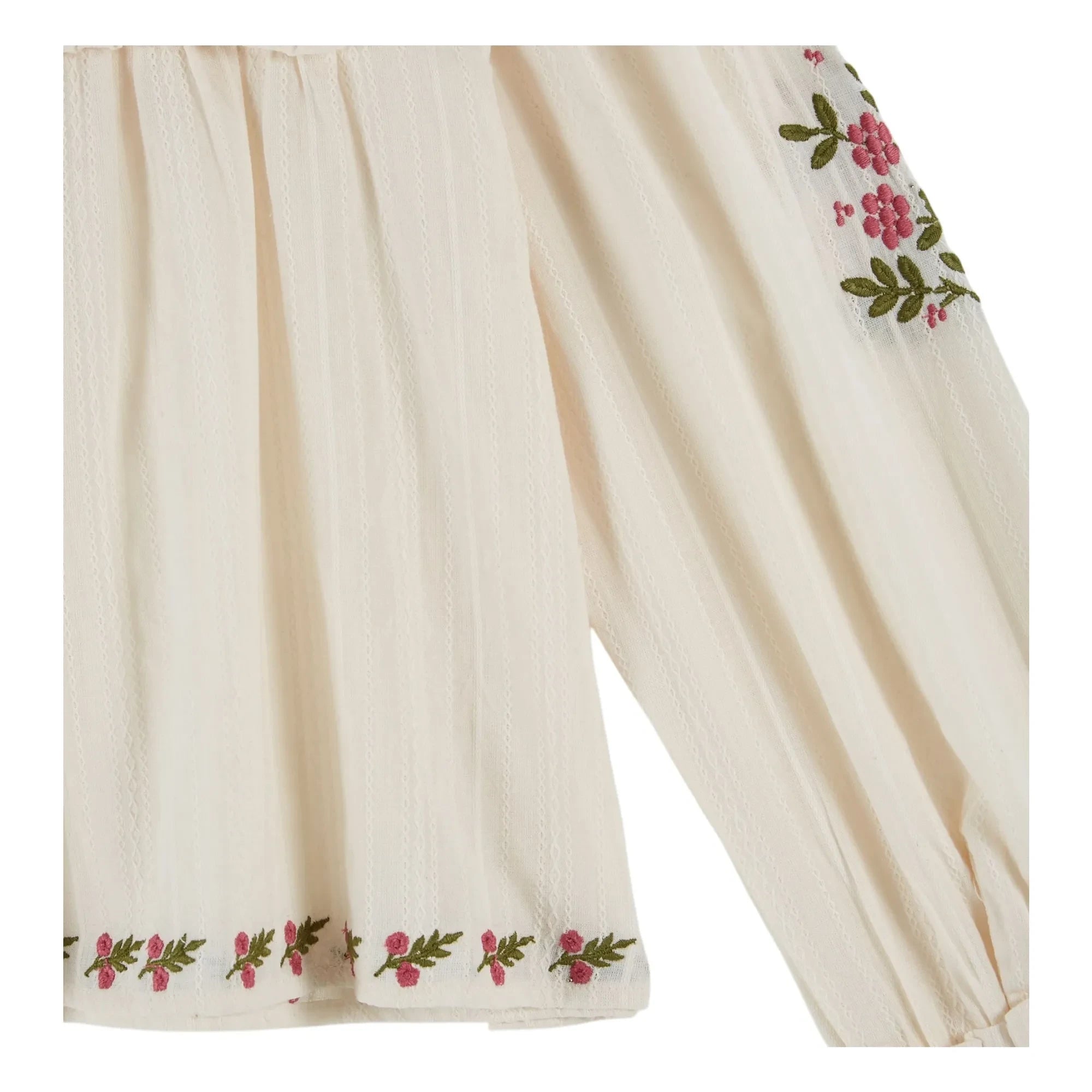 Emile et Ida - Bestickte Bluse | Creme