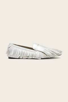 AllSaints Sandy Fringe Loafer Kadın Deri Mokasen