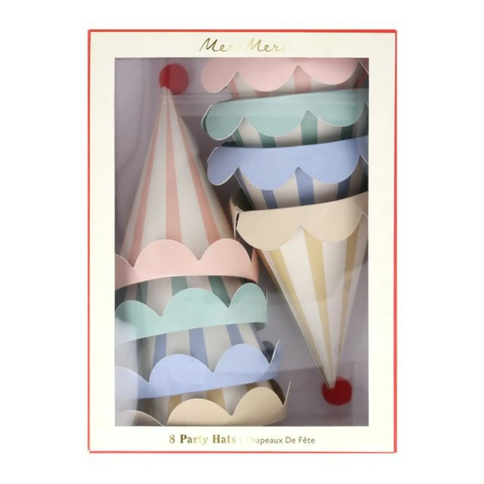 Meri Meri - Tierfreunde-Geburtstagshüte - 8er-Set