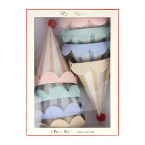 Meri Meri - Tierfreunde-Geburtstagshüte - 8er-Set