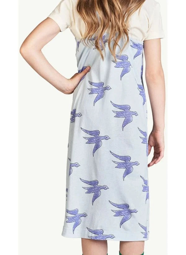 The Animals Observatory - Gazel Birds Kleid | Hellblau