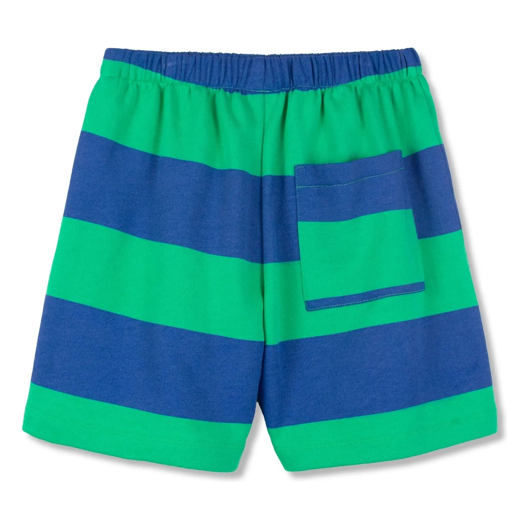 Wynken - Gestreifte Shorts aus Bio-Baumwolle | Grün
