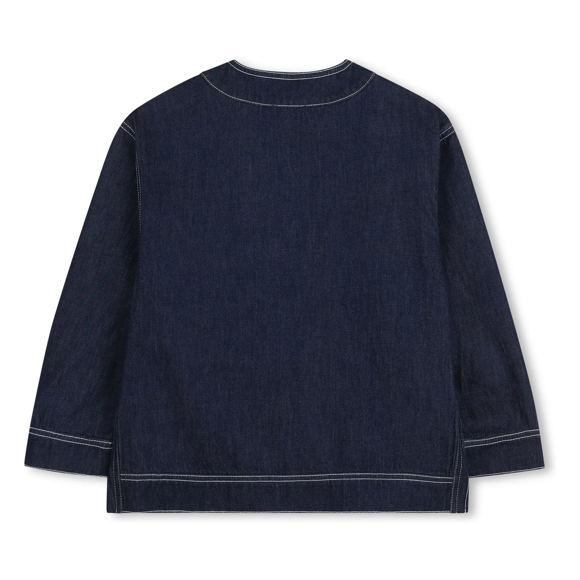 Kenzo - Jeansjacke mit V-Ausschnitt Kenzo Garden | Dunkelblau