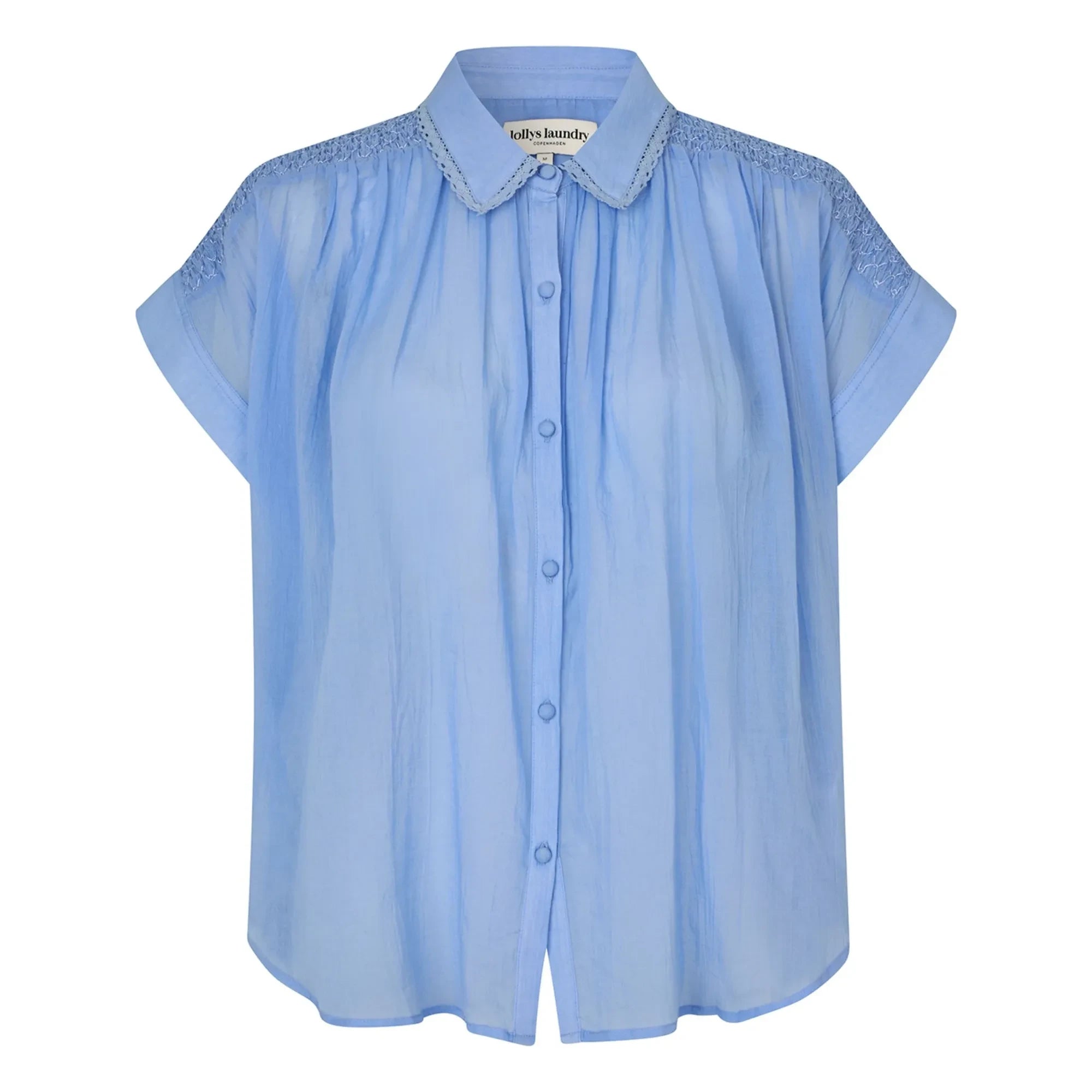 Lollys Laundry - Badal Baumwollbluse | Blau