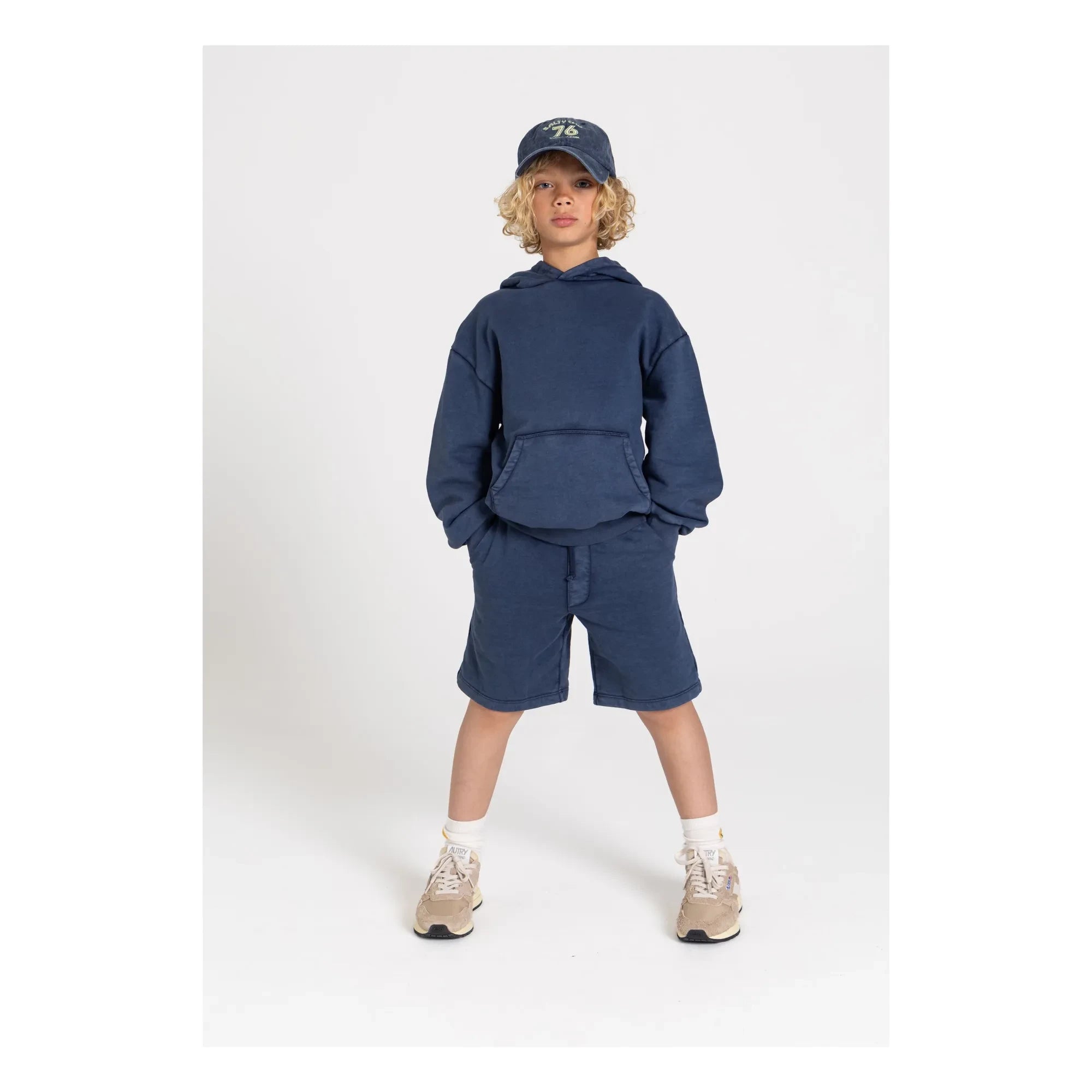 Smallable Kid - Noa Bio-Baumwoll-Sweatshirt | Marineblau