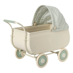 Maileg - Blauer Mini-Kinderwagen